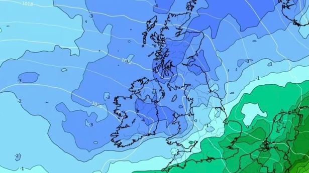 英国天气:新地图显示了高温结束后气温骤降的确切日期